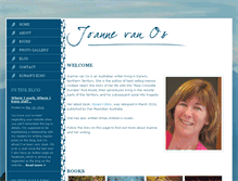 Tablet Screenshot of joannevanos.com